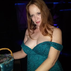 Tits falling out at the bar