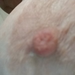 Wife's Excited Nipple