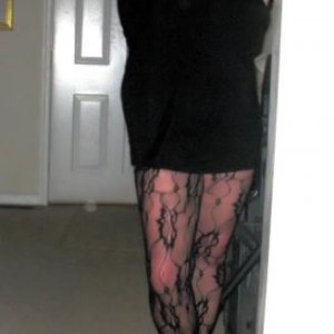 One of several 'little black' dress's that I have.  It covers me....