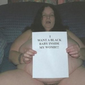 A White BBW Who Wants To Be Black Bred