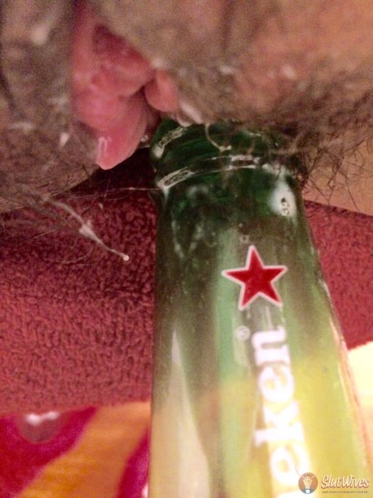 Close up beer fucking