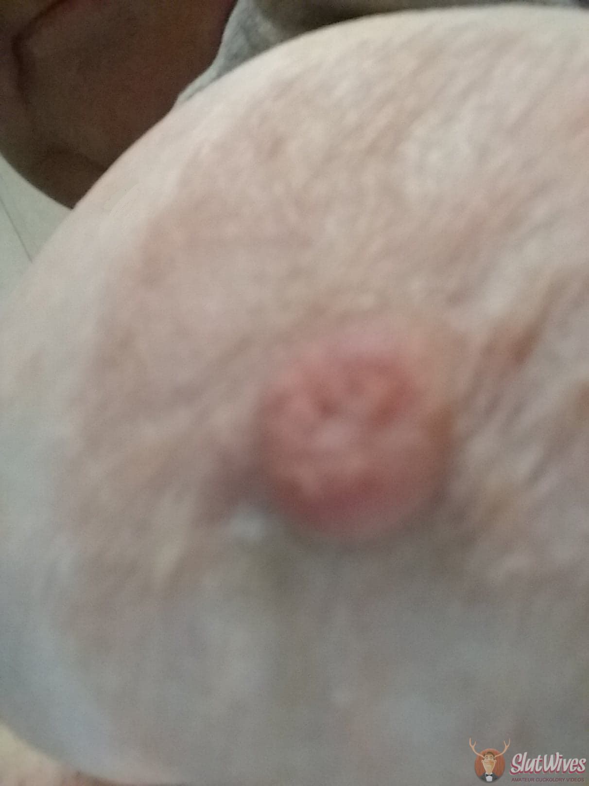 Wife's Excited Nipple